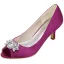 Elegante Weiß Ball Pumps 2020 Satin Kristall Strass 6 cm Stilettos Peeptoes Pumps