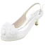 Elegant Champagne Prom Womens Shoes 2020 Satin Appliques 6 cm Stiletto Heels Round Toe Heels