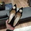 Chic Noire Bureau OL Escarpins 2020 Perle 9 cm Talons Aiguilles À Bout Pointu Escarpins