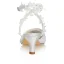 Simple Ivoire Satin Chaussure De Mariée 2021 Bride Cheville Faux Diamant En Dentelle Fleur 5 cm Talons Aiguilles À Bout Pointu Mariage Talons Hauts