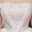 High-end Ivory Satin Wedding Dresses 2020 Ball Gown Off-The-Shoulder Pearl Lace Flower Sleeveless Backless Cathedral Train