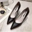 Simple Noire Bureau OL Escarpins Talons Hauts 2021 9 cm Talons Aiguilles À Bout Pointu Escarpins