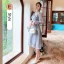 Simple Champagne Noeud Robe Demoiselle D'honneur 2021 Princesse Manches Courtes Thé Longueur Demoiselle D'honneur Robe Pour Mariage