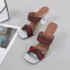 Chic / Beautiful Silver Striped Street Wear Womens Sandals 2021 9 cm Stiletto Heels Open / Peep Toe Sandals High Heels