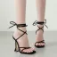 Sexy Pool Blue Resort Wear Womens Sandals 2021 Ankle Strap 11 cm Stiletto Heels Open / Peep Toe Sandals High Heels