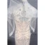 Haut de Gamme Champagne Fait main Perlage Robe De Soirée 2021 Trompette / Sirène Col Haut Manches Longues Cristal Paillettes Longue Soirée Robe De Ceremonie