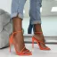 Modest / Simple Green Street Wear Womens Sandals 2021 Ankle Strap 11 cm Stiletto Heels Open / Peep Toe Sandals High Heels