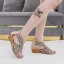 Roman Beige Street Wear Stripe Womens Sandals 2021 5 cm Wedges Open / Peep Toe Sandals