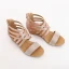 Bohemia Chic / Beautiful Gold Street Wear Womens Sandals 2021 5 cm Wedges Open / Peep Toe Sandals