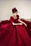 Vintage / Retro Modest / Simple Burgundy Prom Dresses 2021 A-Line / Princess Square Neckline Short Sleeve Backless Floor-Length / Long Prom Formal Dresses