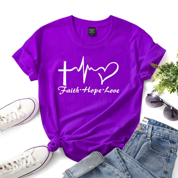 Casual Summer Loose Letter Graphic White T-Shirts 2021 Cotton Scoop Neck Short Sleeve Women's Tops T-shirt