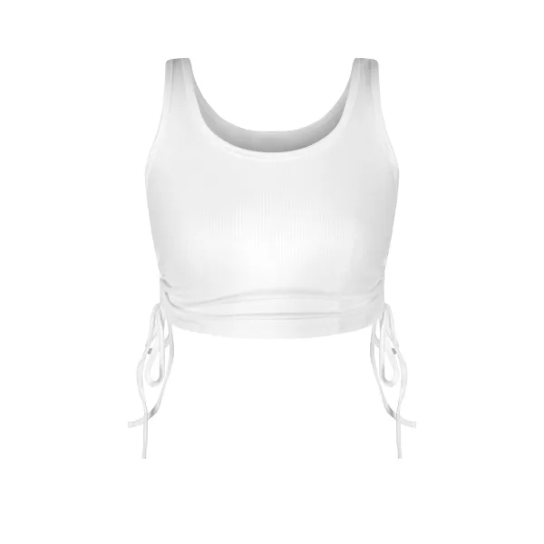 Sexy Summer White Outdoor Sports Gymnasium Tight  Women Tank 2021 Scoop Neck Sleeveless Women's Tops Sweatshirts
