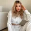 Fashion Fall Winter Street Wear White Solid Color Hooded Sweatshirts 2021 V-Neck Long Sleeve Loose Women Tops