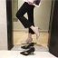 Chic / Beautiful Black Rhinestone Pumps 2021 7 cm Stiletto Heels Evening Party Pointed Toe Pumps High Heels