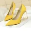 Chic / Beautiful Red Casual Satin Pumps 2020 10 cm Crystal Thick Heels Pointed Toe Pumps