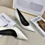 Modest / Simple Ivory Office OL Leather Pumps 2020 7 cm Stiletto Heels Pointed Toe Pumps