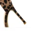 Fashion Brown Street Wear Leopard Print Womens Sandals 2020 Ankle Strap 10 cm Stiletto Heels Pointed Toe Sandals