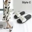Abordable Rougissant Rose Désinvolte Plage Pantoufle & Tongs 2020 Fleur Perle Paillettes Peep Toes / Bout Ouvert Plate Chaussures Femmes