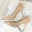 Fine Elfenben Brudesko 2018 Blonder 10 cm Stiletthæler Spisse Bryllup Pumps