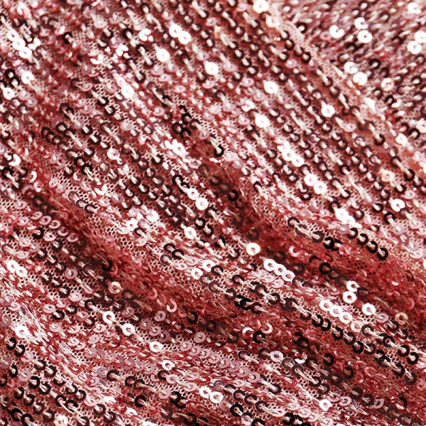 Scintillantes Sexy Or Rose Paillettes Robe De Soirée 2021 Trompette / Sirène V-Cou Sans Manches Dos Nu Longue Robe De Ceremonie