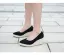 Modest / Simple Black Casual Braid Womens Shoes 2020 10 cm Wedges Pointed Toe