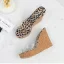 Transparent Aprikos / Beige Stranden Sandaler Dam 2020 11 cm Kilklackar Peep Toe Sandaler