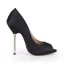 Schlicht Ivory / Creme Familienfeier Pumps 2020 11 cm Stilettos Peeptoes Pumps