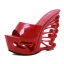 Fashion White Street Wear Womens Sandals 2020 14 cm Wedges Open / Peep Toe Sandals