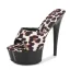 Sexy Brown Rave Club Leopard Print Womens Sandals 2020 15 cm Stiletto Heels Open / Peep Toe Sandals