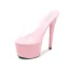 Transparent Blanche Club de carnaval Sandales Femme 2020 17 cm Talons Aiguilles Peep Toes / Bout Ouvert Sandales