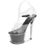Sexy Bleu Ciel Club de carnaval Sandales Femme 2020 Bride Cheville 17 cm Talons Aiguilles Peep Toes / Bout Ouvert Sandales