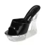 Schöne Silber Freizeit Sandalen Damen 2020 14 cm Thick Heels Peeptoes Sandaletten