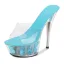 Transparent White Rave Club Womens Sandals 2020 14 cm Stiletto Heels Open / Peep Toe Sandals