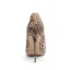 Fine Brun Gateklær Leopard Print Pumps 2020 12 cm Stiletthæler Spisse Pumps
