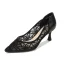 Charmant Beige Datierung Durchbohrt Pumps 2020 Leder Strass 6 cm Stilettos Spitzschuh Pumps