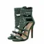 Roman Black Street Wear Suede Pierced Womens Sandals 2020 Rhinestone 11 cm Stiletto Heels Open / Peep Toe Sandals