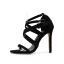 Modest / Simple Red Street Wear Womens Shoes 2020 X-Strap 11 cm Stiletto Heels Open / Peep Toe Sandals