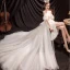 Sexy Hohes Niedriges Ivory / Creme Satin Strand Brautkleider / Hochzeitskleider 2021 Asymmetrisch Off Shoulder Kurze Ärmel Rückenfreies Schleife Hochzeit