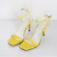 Sexy Weiß Freizeit Sandalen Damen 2020 Knöchelriemen 10 cm Stilettos Peeptoes Sandaletten