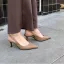 Schlicht Nude Freizeit Slingpumps Sandalen Damen 2020 8 cm Stilettos Spitzschuh Sandaletten