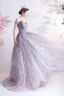 Fabulous Purple Prom Dresses 2021 A-Line / Princess Off-The-Shoulder Beading Rhinestone Sequins Lace Flower Sleeveless Backless Sweep Train Formal Dresses