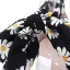 Fashion Black Prom Floral Womens Sandals 2020 Ankle Strap 14 cm Stiletto Heels Open / Peep Toe Sandals
