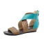 Bohemliv Sommar Röd Stranden Fläta Sandaler Dam 2020 4 cm Låg Klack Peep Toe Sandaler