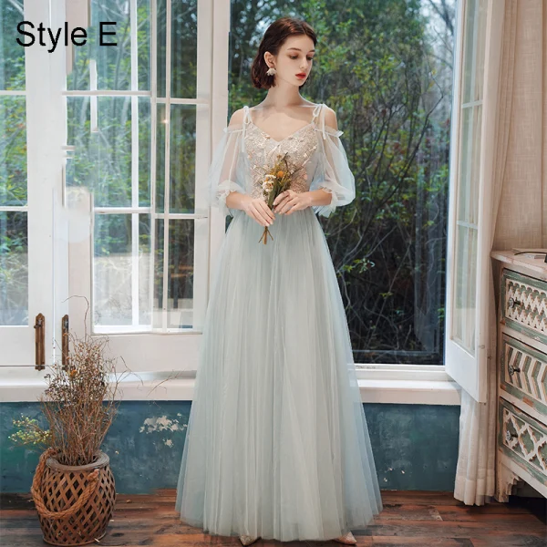 Modest / Simple Blushing Pink Bridesmaid Dresses 2021 A-Line / Princess V-Neck Lace Flower Appliques Short Sleeve Backless Floor-Length / Long Wedding Party Dresses