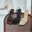 Modest / Simple Beige Street Wear Leather Womens Sandals 2020 Ankle Strap 7 cm Stiletto Heels Open / Peep Toe Sandals