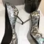 Mode Abend Fischschuppen Pumps 2020 Leder 8 cm Stilettos Spitzschuh Pumps
