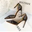 Chic / Beautiful Black Street Wear Pierced Womens Sandals 2020 Ankle Strap 10 cm Stiletto Heels Pointed Toe Sandals