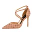 Charming Champagne Rhinestone Evening Party Womens Shoes 2020 Satin X-Strap 10 cm Stiletto Heels Pointed Toe Sandals