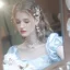 Elegant Sky Blue Satin Homecoming Graduation Dresses Prom Dresses 2021 A-Line / Princess Square Neckline Glitter Sequins Embroidered Short Sleeve Backless Floor-Length / Long