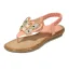 Charming Summer White Beach Flat Womens Shoes 2020 Rhinestone Pearl Butterfly Open / Peep Toe Sandals